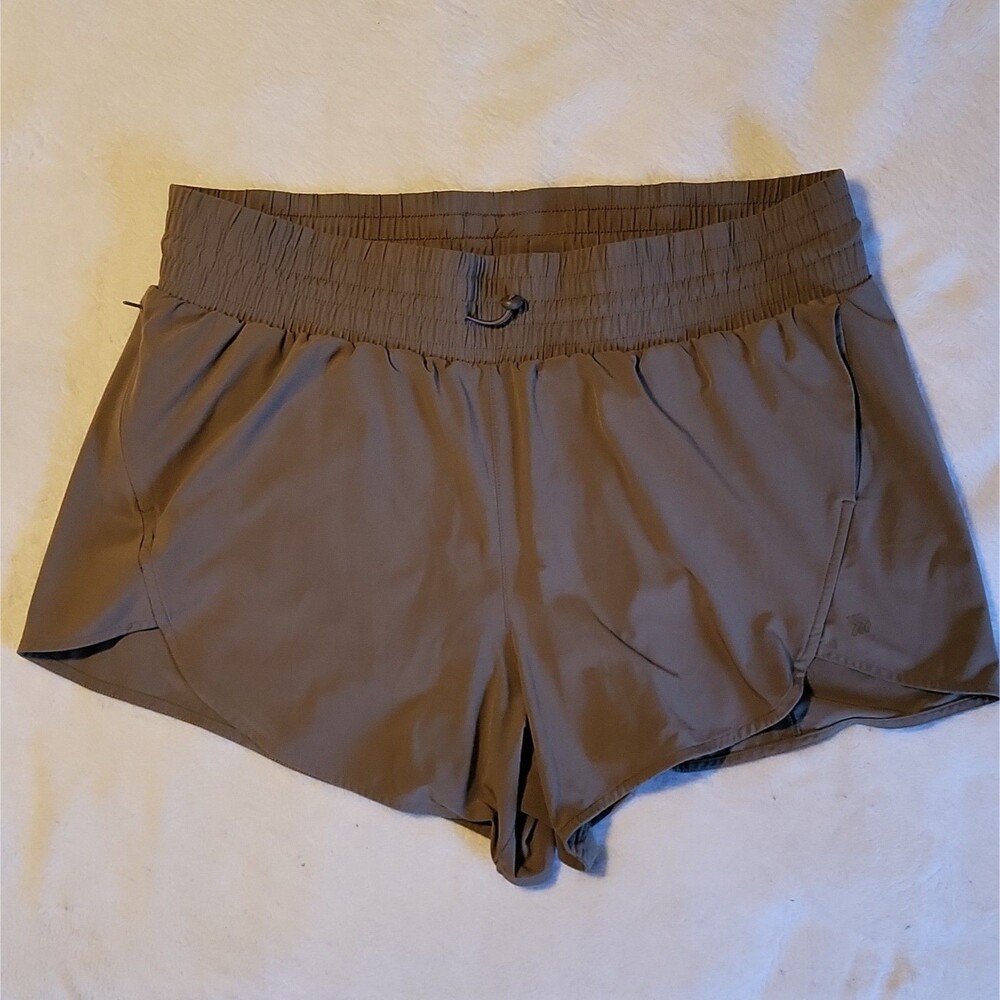 All in Motion Athletic Short Women's Beige Liner Running Jogging Training XXL